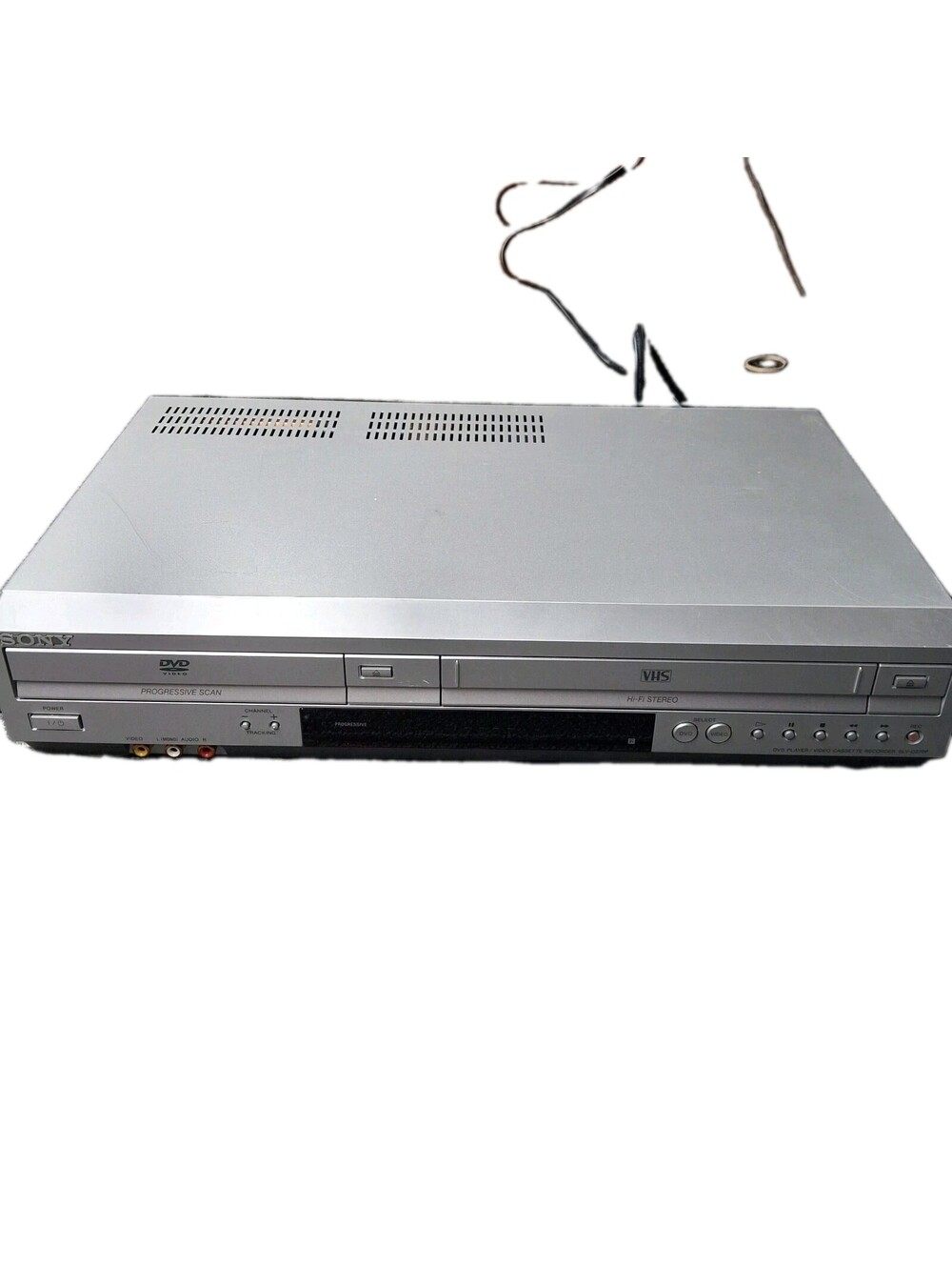 Sony SLV-D370P DVD VHS VCR Combo Player Recorder Tested Working No Remote